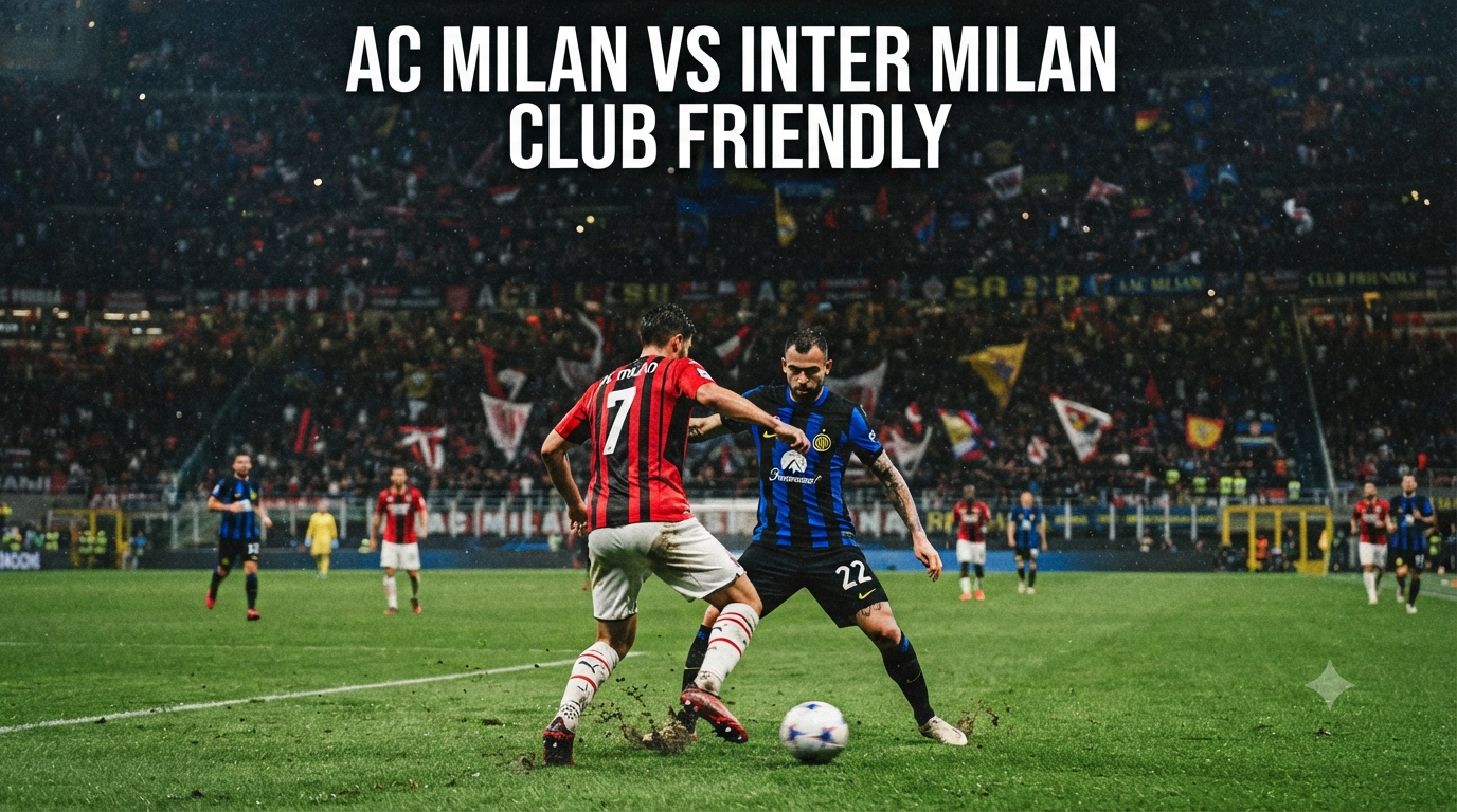 Streaming Berkualitas AC Milan vs Inter Milan Club Friendly Sore Ini Pukul 18.00 WIB Hadir di Score808